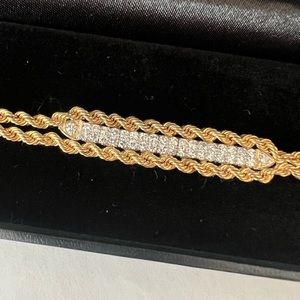 Tennis Bracelet - 14k Gold with Diamonds